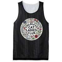 Childless Cat Ladies Club Illustration Cat Person Artwork Mesh Reversible Basketball Jersey Tank