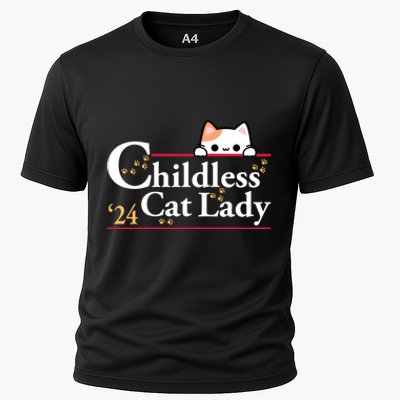 Childless Cat Lady For President Cooling Performance Crew T-Shirt