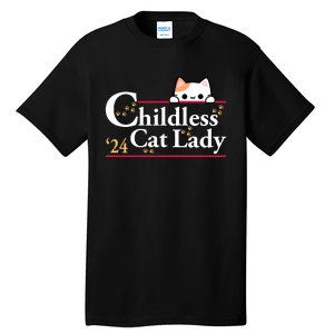 Childless Cat Lady For President Tall T-Shirt