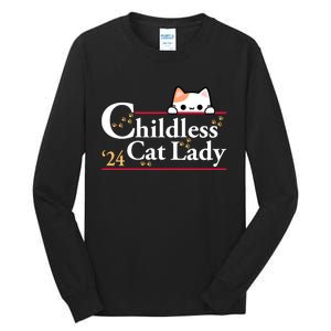 Childless Cat Lady For President Tall Long Sleeve T-Shirt