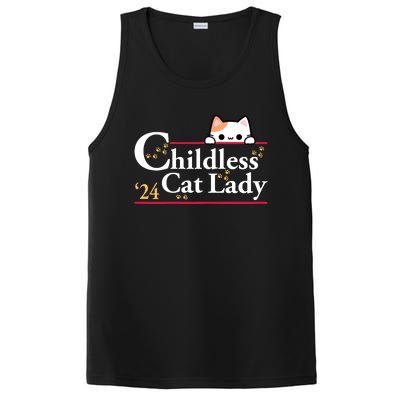 Childless Cat Lady For President PosiCharge Competitor Tank