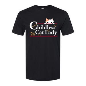 Childless Cat Lady For President Softstyle CVC T-Shirt