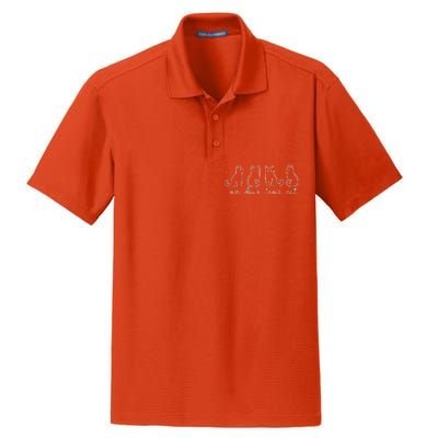 Cute Cat Lover Un Deux Trois Dry Zone Grid Polo