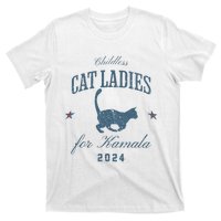 Childless Cat Ladies For Kamala 2024 Harris 47 Election 2024 T-Shirt