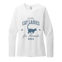 Childless Cat Ladies For Kamala 2024 Harris 47 Election 2024 Womens CVC Long Sleeve Shirt