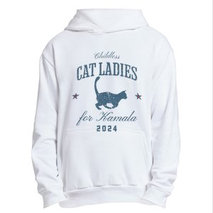 Childless Cat Ladies For Kamala 2024 Harris 47 Election 2024 Urban Pullover Hoodie