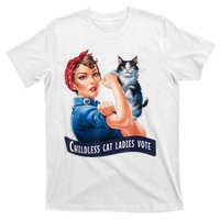 Childless Cat Ladies Vote Rosie The Riveter T-Shirt