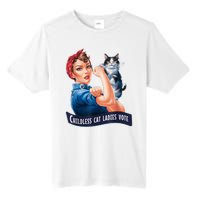 Childless Cat Ladies Vote Rosie The Riveter Tall Fusion ChromaSoft Performance T-Shirt