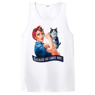 Childless Cat Ladies Vote Rosie The Riveter PosiCharge Competitor Tank