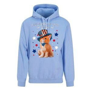 Childless Cat Lady 2024 Ladies Voting Kamala Cat Us Flag Hat Unisex Surf Hoodie