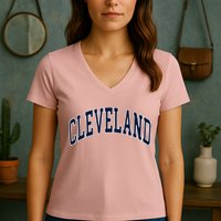 Cleveland Women's V-Neck T-Shirt