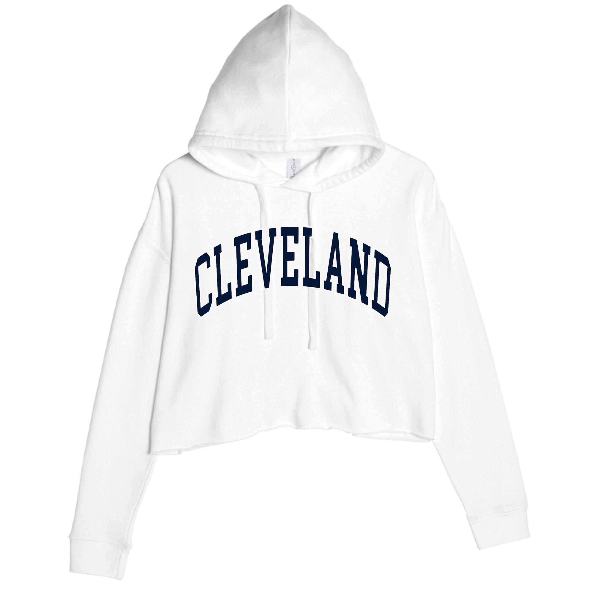 Cleveland Crop Fleece Hoodie