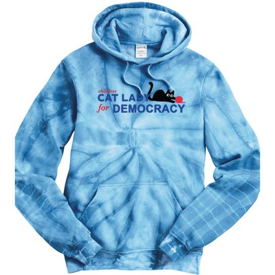 Childless Cat Lady Voting Election 2024 Usa Tie Dye Hoodie