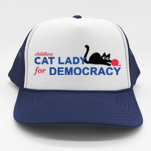 Childless Cat Lady Voting Election 2024 Usa Trucker Hat