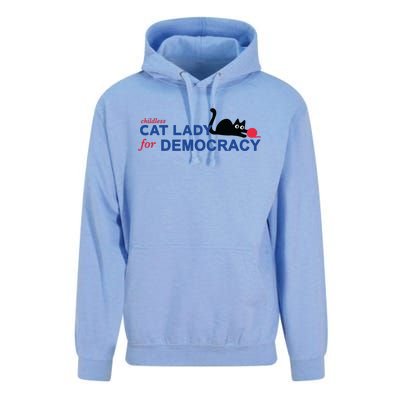 Childless Cat Lady Voting Election 2024 Usa Unisex Surf Hoodie