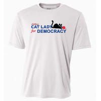 Childless Cat Lady Voting Election 2024 Usa Cooling Performance Crew T-Shirt