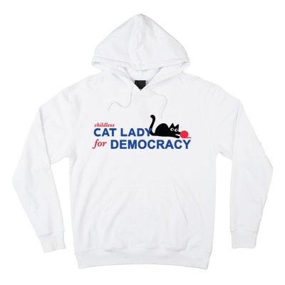 Childless Cat Lady Voting Election 2024 Usa Hoodie