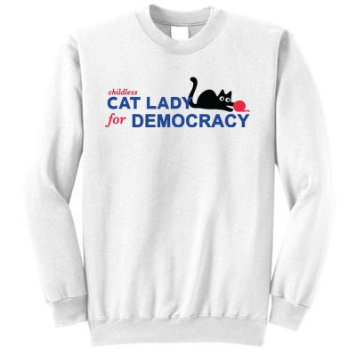 Childless Cat Lady Voting Election 2024 Usa Sweatshirt