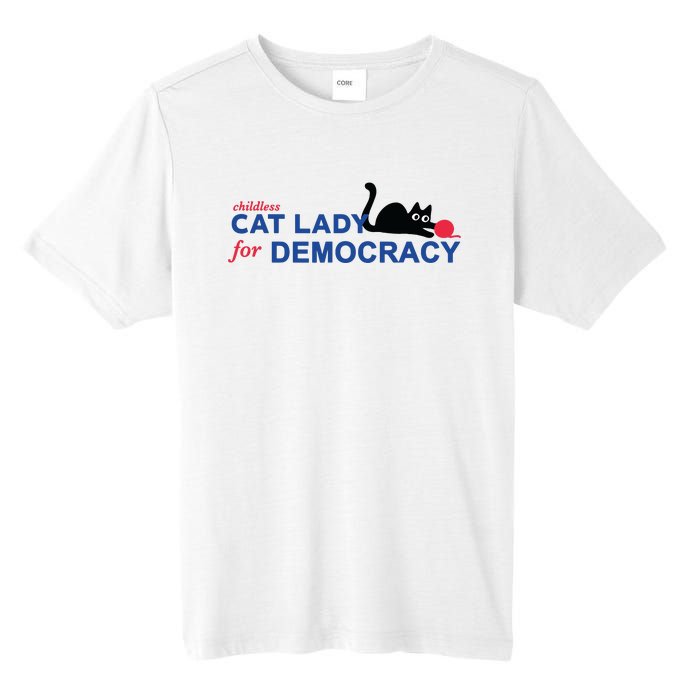 Childless Cat Lady Voting Election 2024 Usa Tall Fusion ChromaSoft Performance T-Shirt