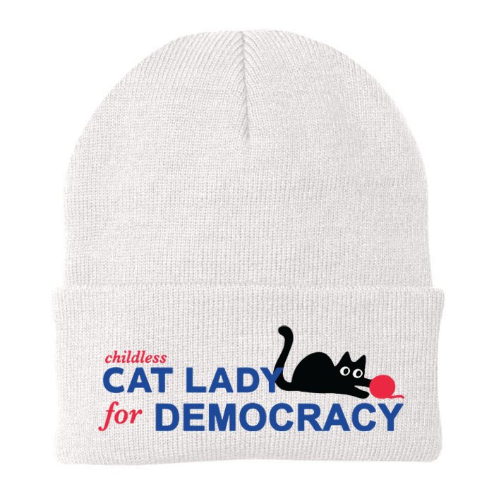 Childless Cat Lady Voting Election 2024 Usa Knit Cap Winter Beanie