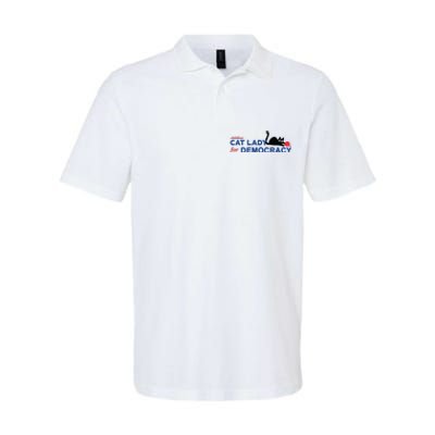 Childless Cat Lady Voting Election 2024 Usa Softstyle Adult Sport Polo