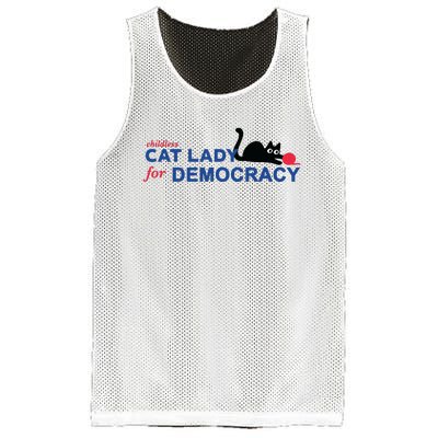 Childless Cat Lady Voting Election 2024 Usa Mesh Reversible Basketball Jersey Tank