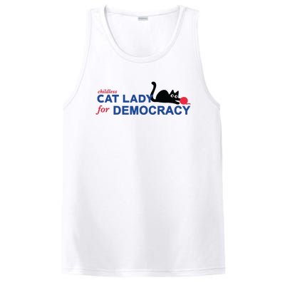 Childless Cat Lady Voting Election 2024 Usa PosiCharge Competitor Tank