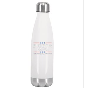 Childless Cat Lady 2024 Ladies Voting Kamala Purrs And Paws Stainless Steel Insulated Water Bottle