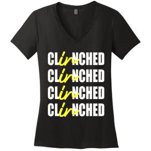 Clinched Women's V-Neck T-Shirt