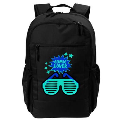 Cool Comic Lover Reading Glasses Comic Style Gift Backpack
