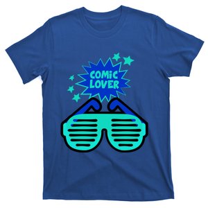 Cool Comic Lover Reading Glasses Comic Style Gift T-Shirt