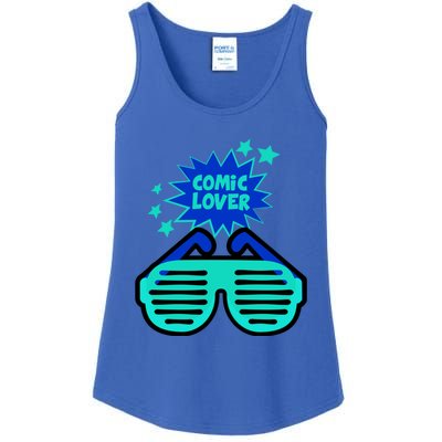 Cool Comic Lover Reading Glasses Comic Style Gift Ladies Essential Tank