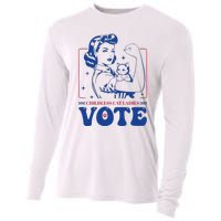 Childless Cat Ladies Vote Retro Election 2024 Usa Cooling Performance Long Sleeve Crew