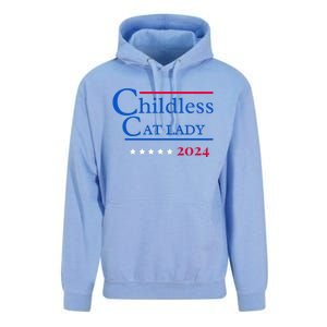 Childless Cat Lady For President Unisex Surf Hoodie