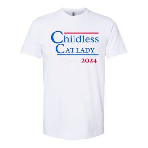 Childless Cat Lady For President Softstyle CVC T-Shirt