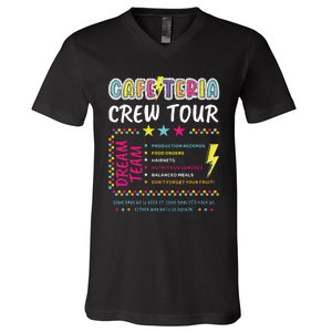 Cafeteria Crew Lunch Lady Dream Team Back To School V-Neck T-Shirt