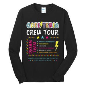 Cafeteria Crew Lunch Lady Dream Team Back To School Tall Long Sleeve T-Shirt