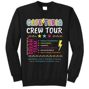 Cafeteria Crew Lunch Lady Dream Team Back To School Tall Sweatshirt