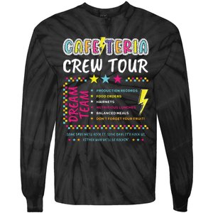 Cafeteria Crew Lunch Lady Dream Team Back To School Tie-Dye Long Sleeve Shirt