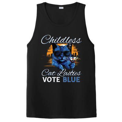 Childless Cat Ladies Vote Blue In November Kamala President PosiCharge Competitor Tank