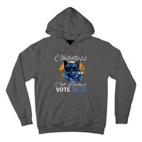 Childless Cat Ladies Vote Blue In November Kamala President Hoodie