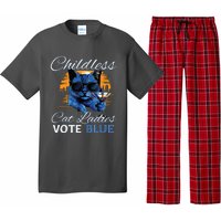 Childless Cat Ladies Vote Blue In November Kamala President Pajama Set