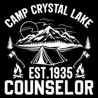 Camp Crystal Lake Est. 1935 Counselor Graphic Cooling Performance Crew T-Shirt