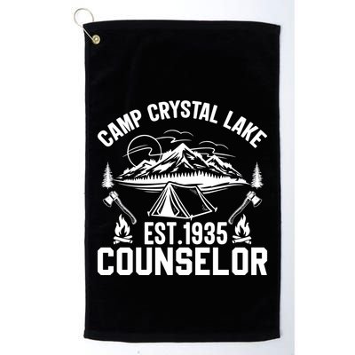 Camp Crystal Lake Est. 1935 Counselor Graphic Golf Towel