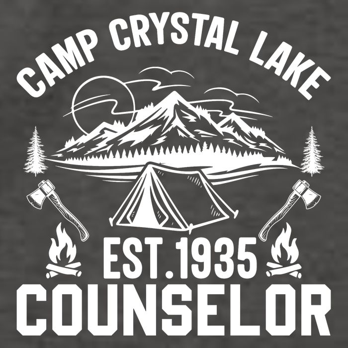 Camp Crystal Lake Est. 1935 Counselor Graphic Vector Backpack