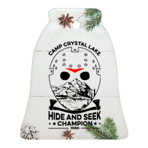 Camp Crystal Lake Ceramic Bell Ornament