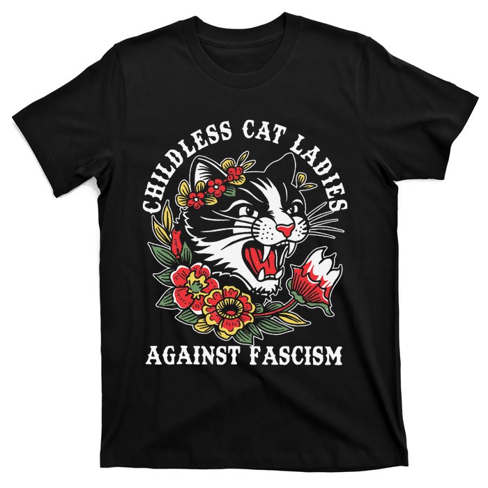 Childless Cat Ladies Voting Election 2024 Usa Vintage T-Shirt