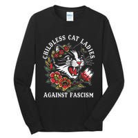 Childless Cat Ladies Voting Election 2024 Usa Vintage Tall Long Sleeve T-Shirt