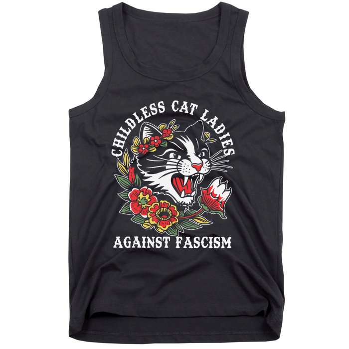 Childless Cat Ladies Voting Election 2024 Usa Vintage Tank Top