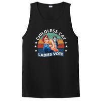 Childless Cat Ladies Vote Rosie The Riveter Vintage Funny PosiCharge Competitor Tank